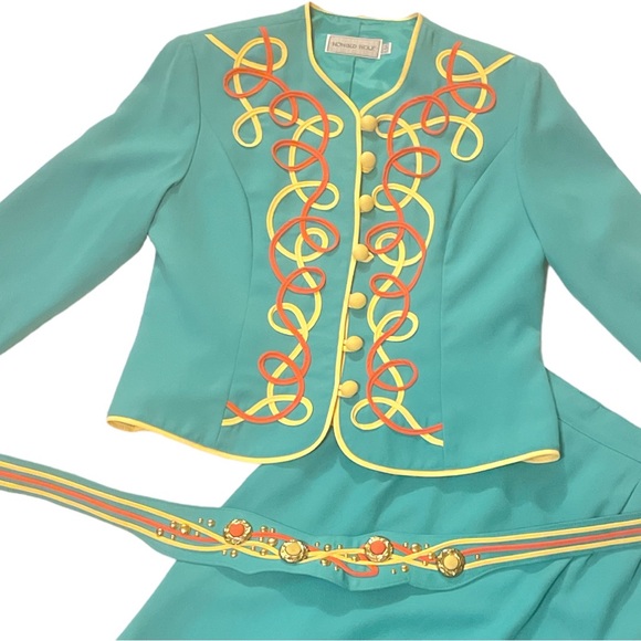 🔥HOST PIC🔥Howard Wolf Vintage Blazer and Skirt Set - Picture 2 of 4